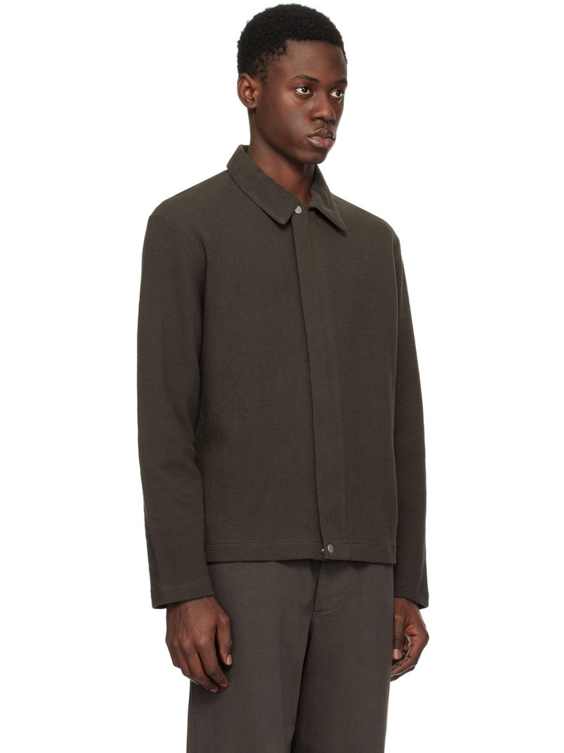 Brown Double Knit Jacket 2