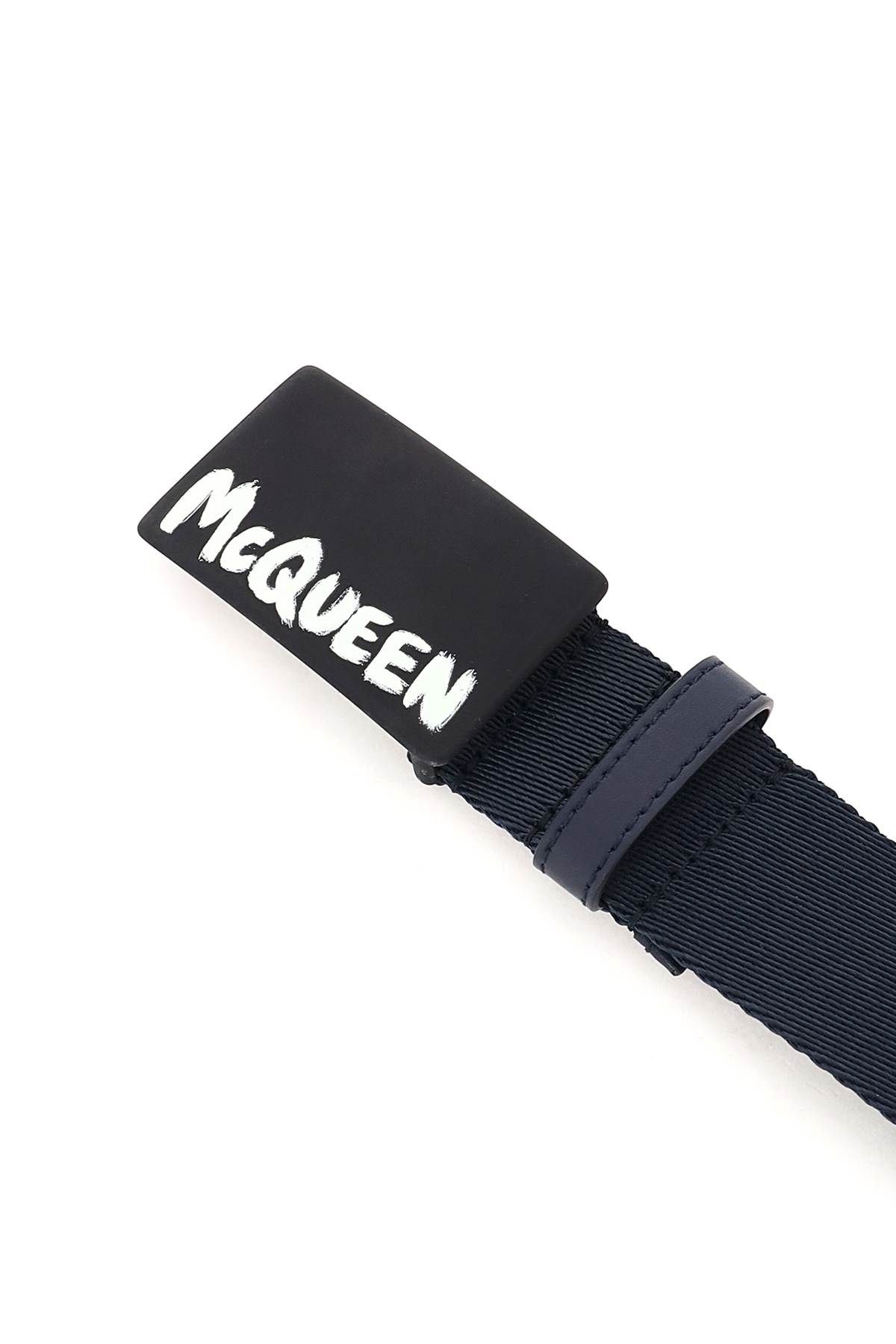 'MCQUEEN GRAFFITI' FABRIC BELT - 3