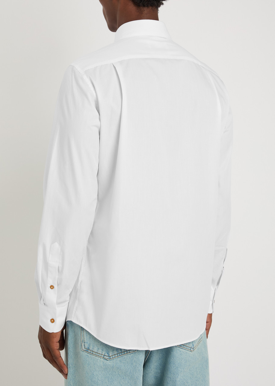 Vivienne Westwood Krall Logo-embroidered Cotton Shirt - 3