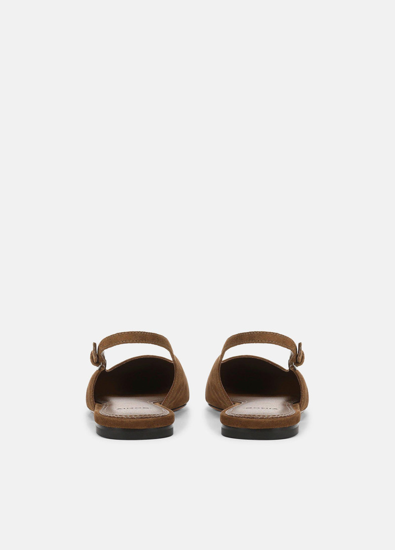 Vince Gracy Suede Slingback Flat outlook