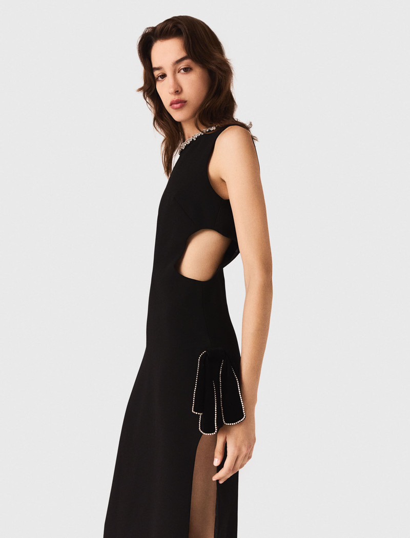 Jewel-collar maxi dress 5