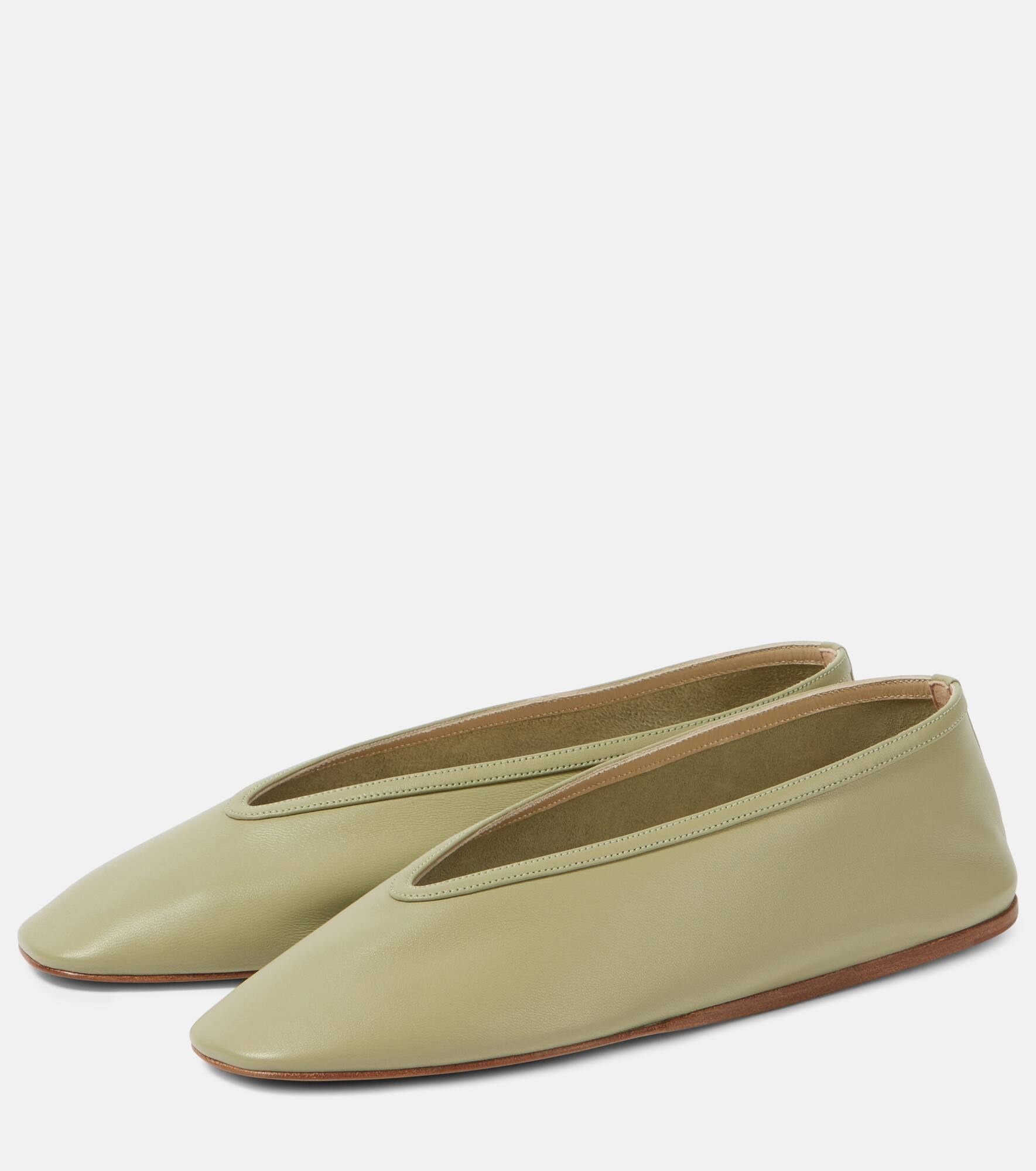 Luna leather ballet flats - 4