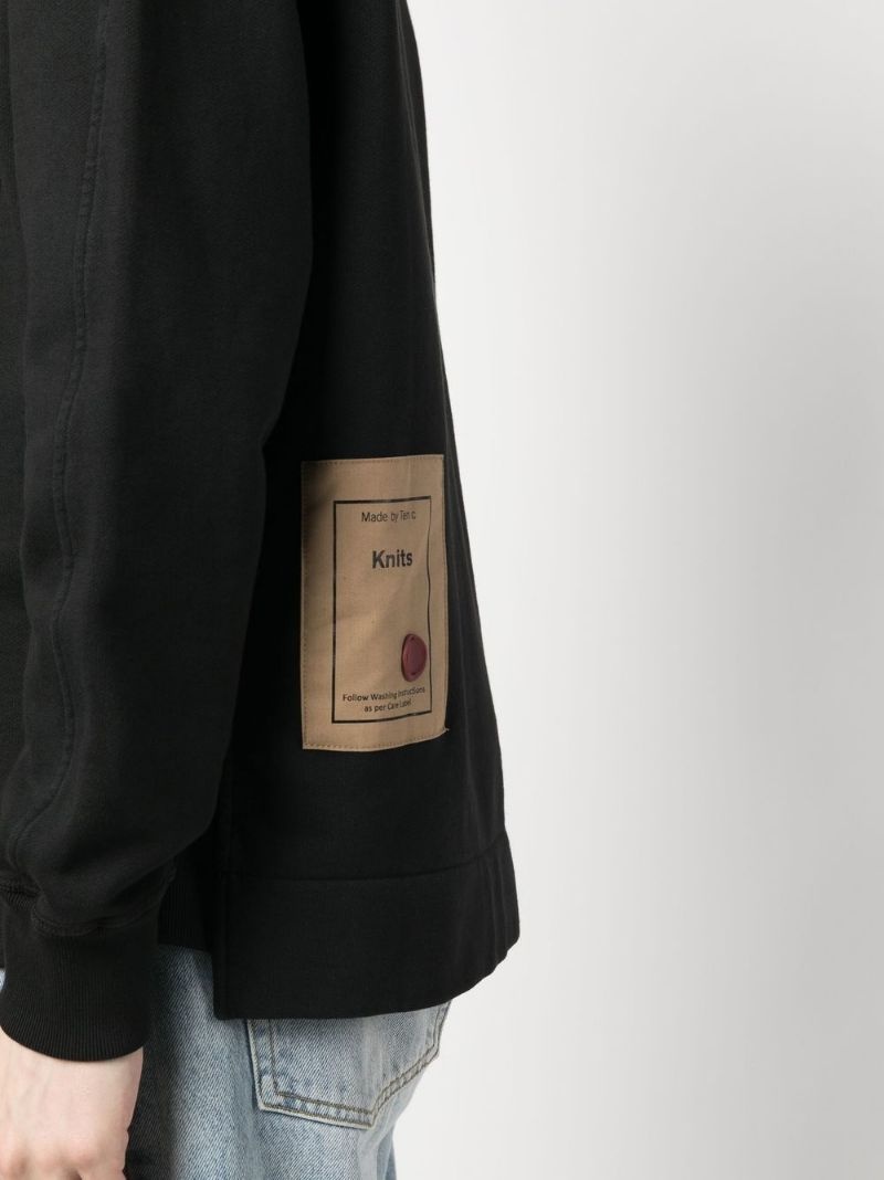 patch-pocket detail hoodie - 5
