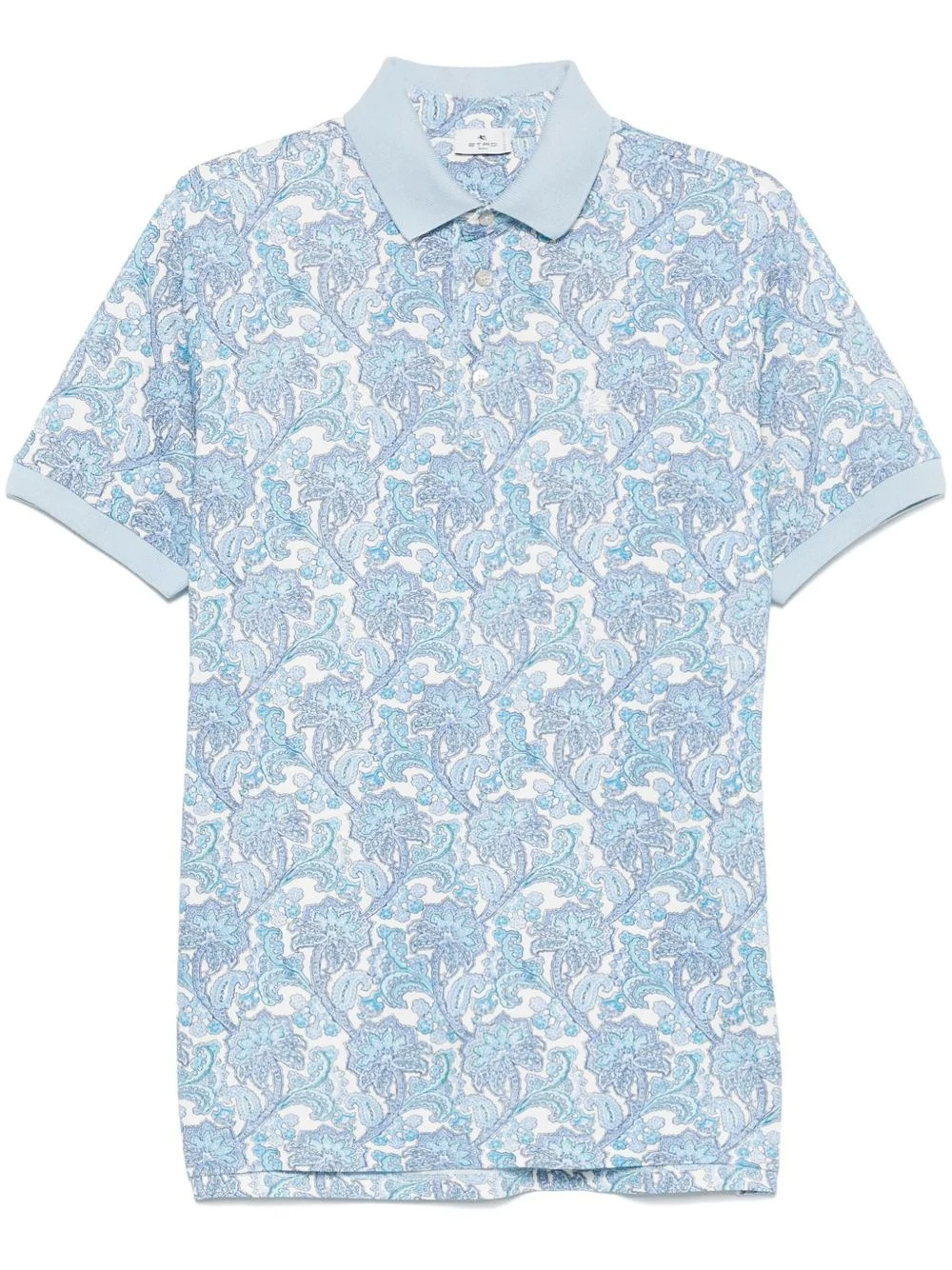 paisley polo shirt - 1