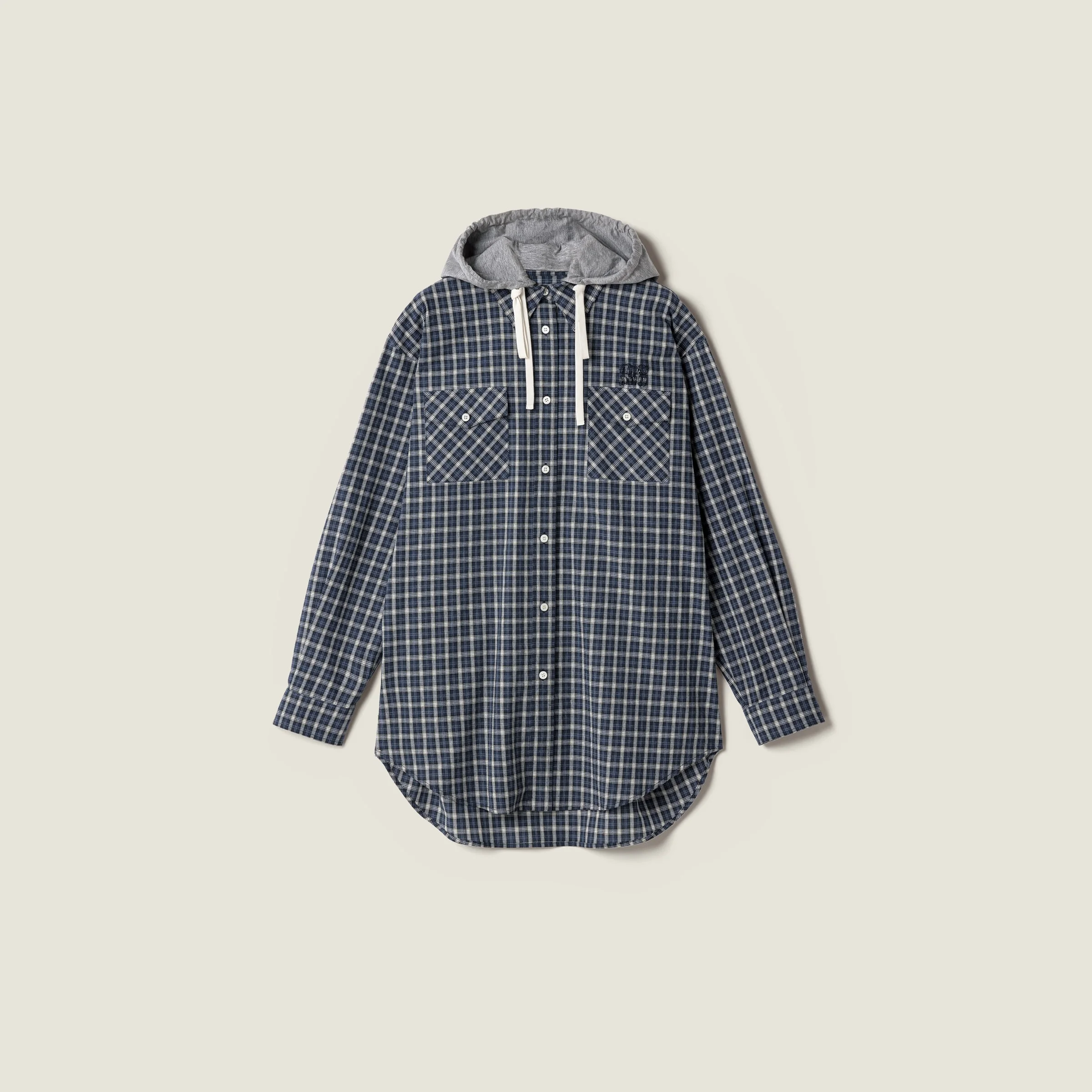Checked flannel shirt - 1