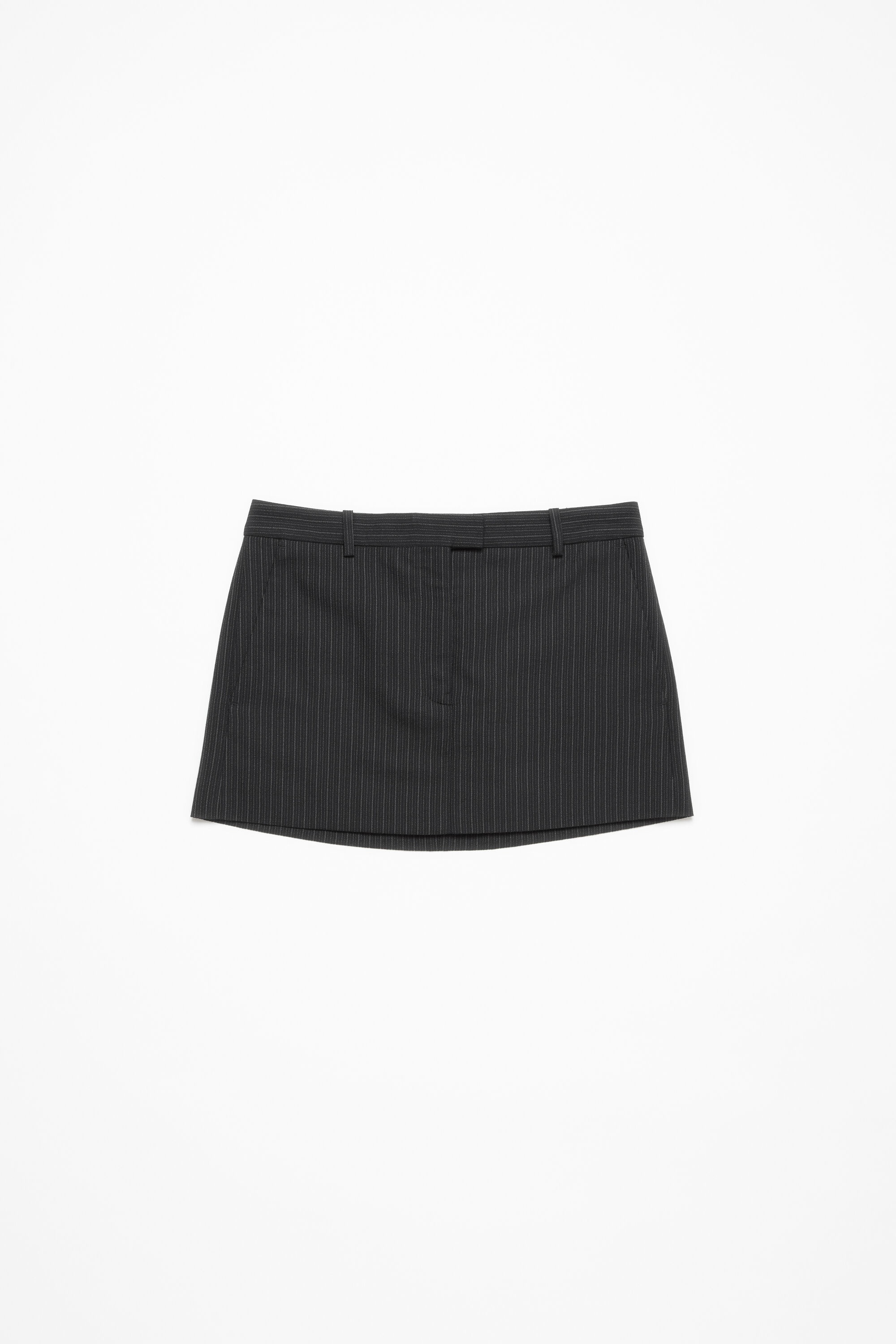 Pinstripe skirt - Black - 7