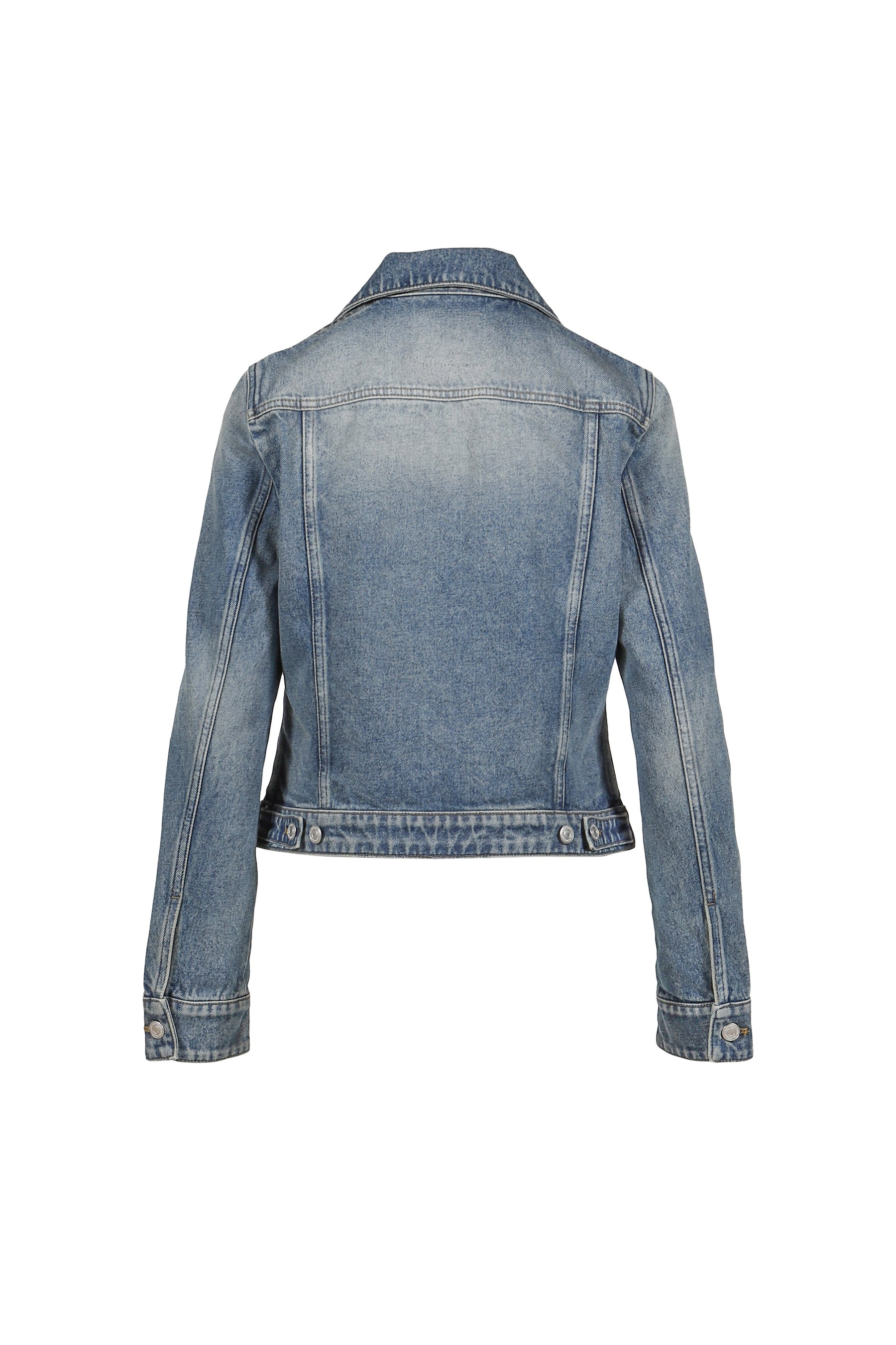 SIGNATURE DENIM TRUCKER JACKET / VINTAGE MEDIUM BLU - 3