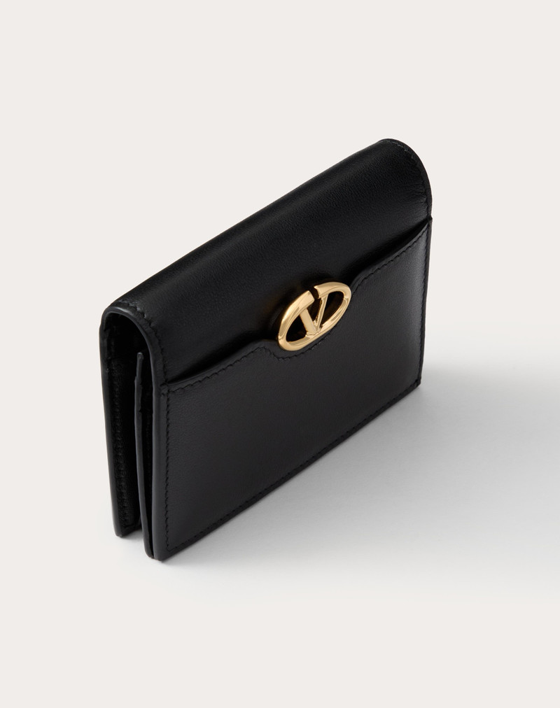 VLOGO THE BOLD EDITION SMALL WALLET IN CALFSKIN 4