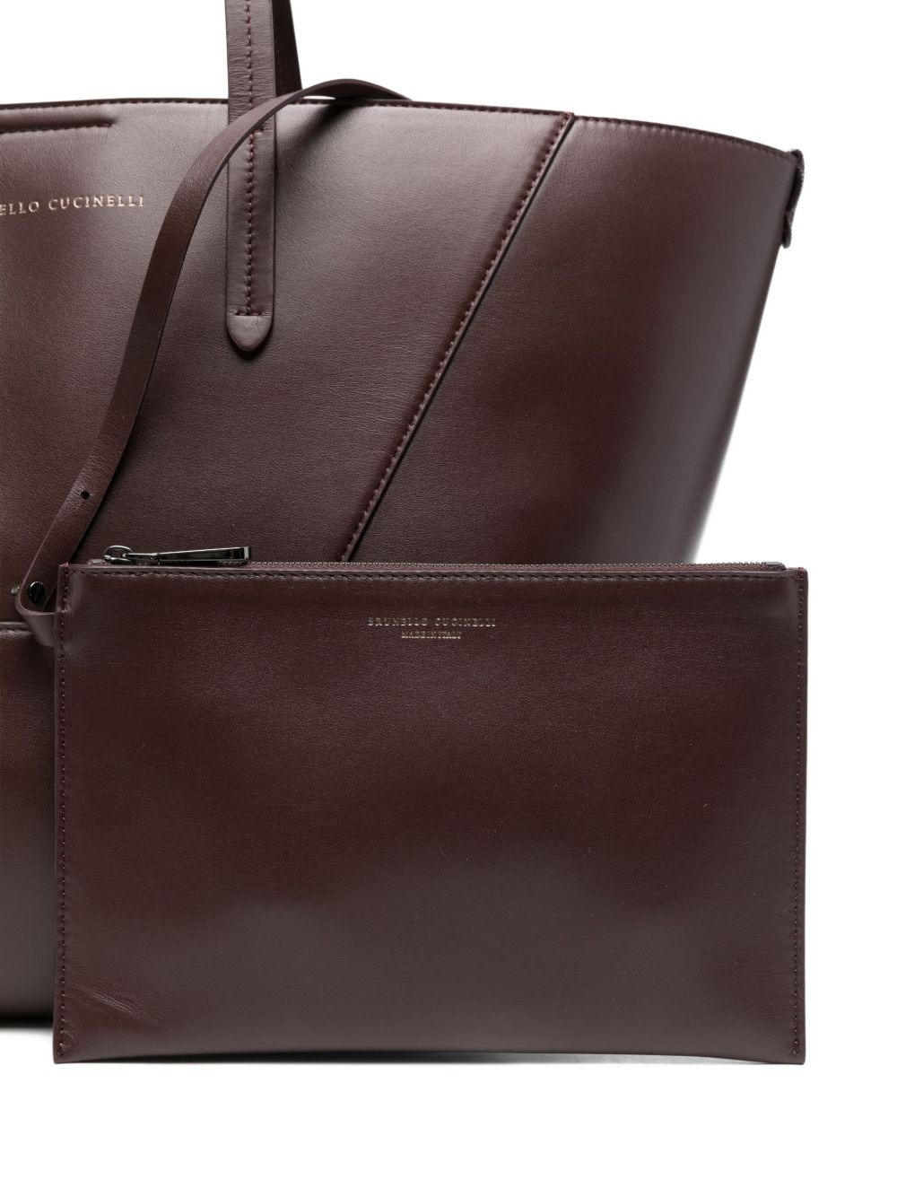 Brunello Cucinelli Women Dc Duo Leather Tote Bag - 5