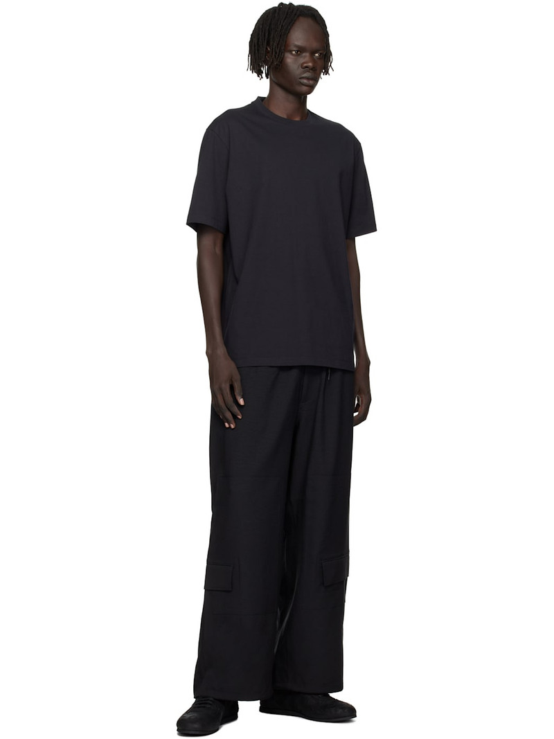 Y-3 Black Short Sleeve T-shirt outlook