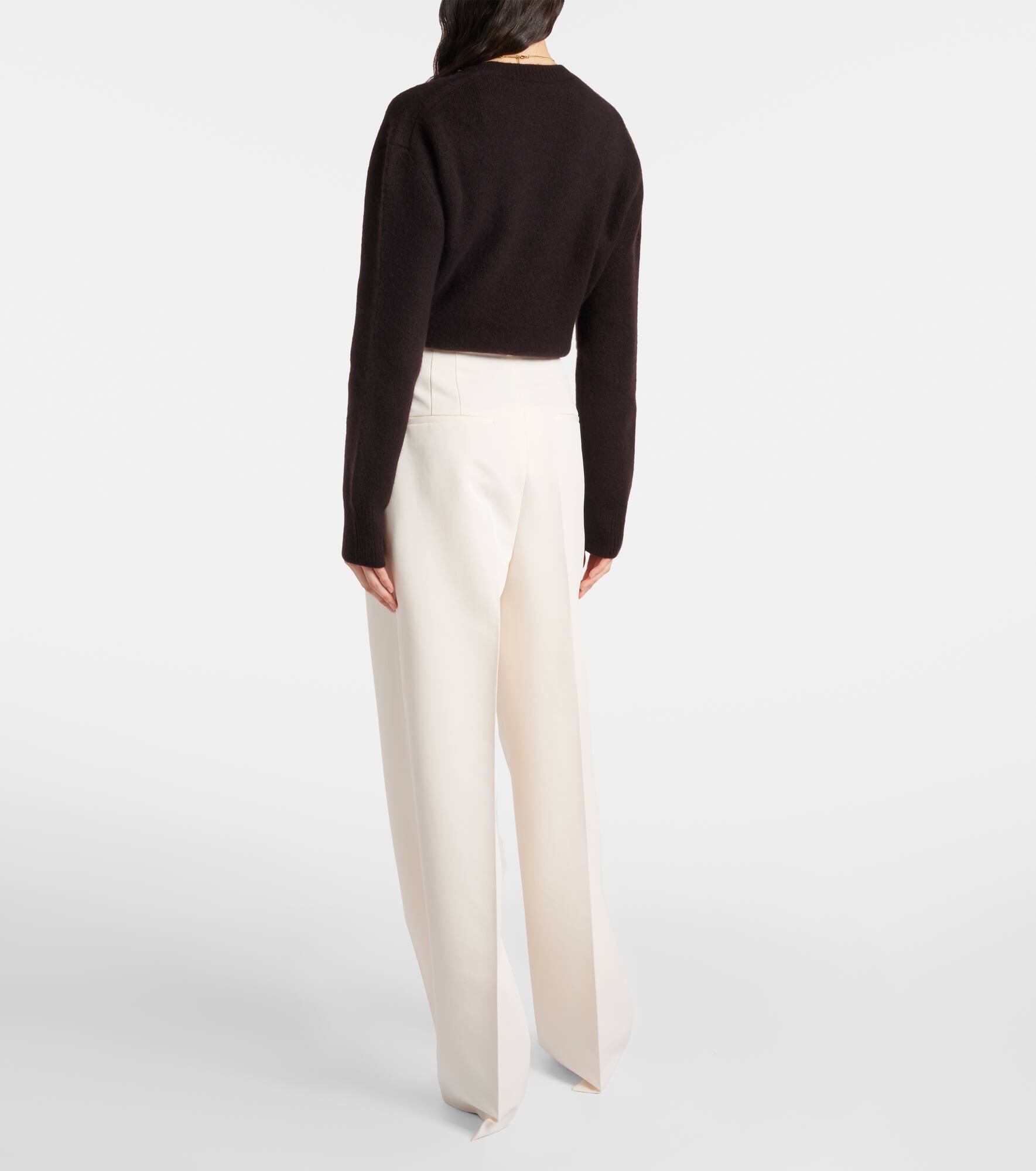 High-rise wide leg pants - 3