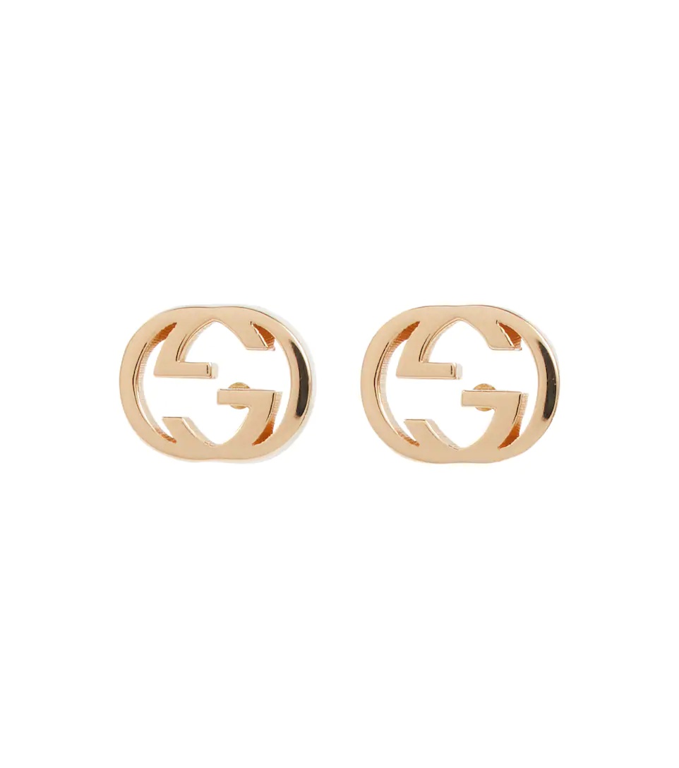 Interlocking G 18kt gold earrings - 1