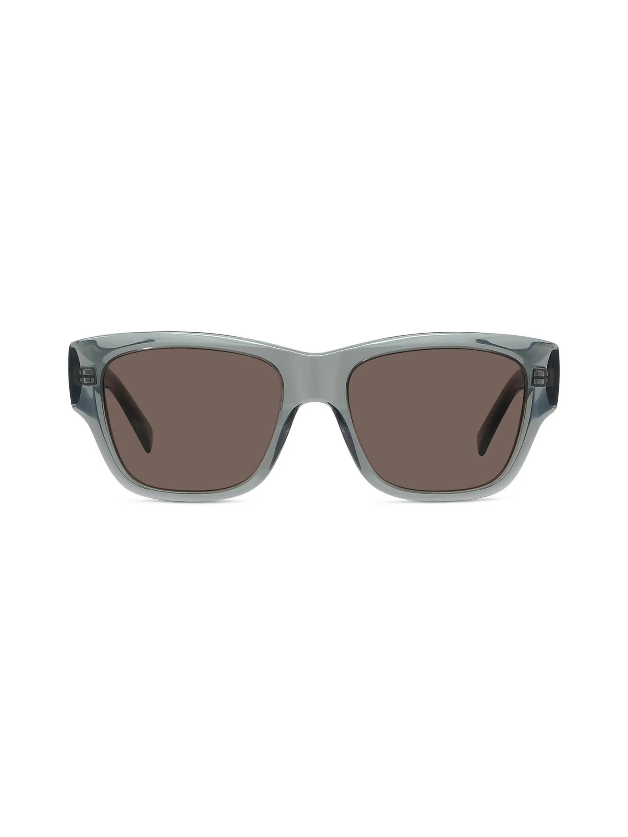 Men's City 53MM Geometric Sunglasses - Green Bordeaux - 1