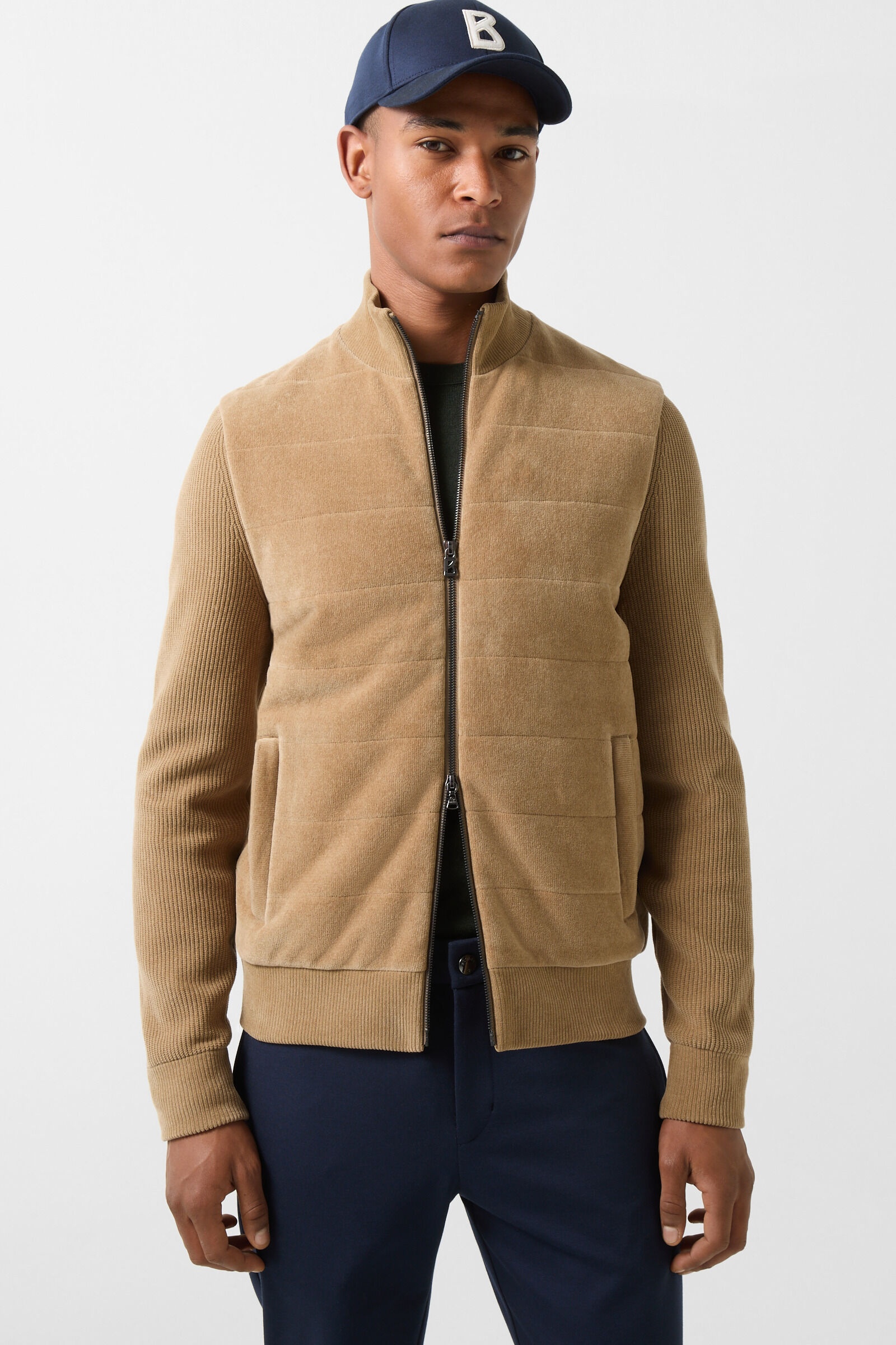 Tolga Knit jacket in Camel - 2