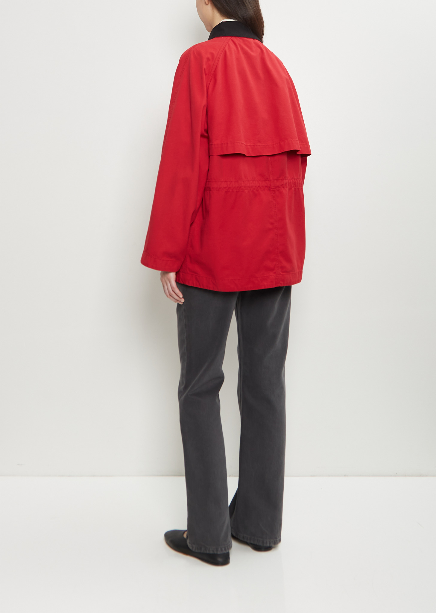 Elodianna Cotton Jacket — Red - 3