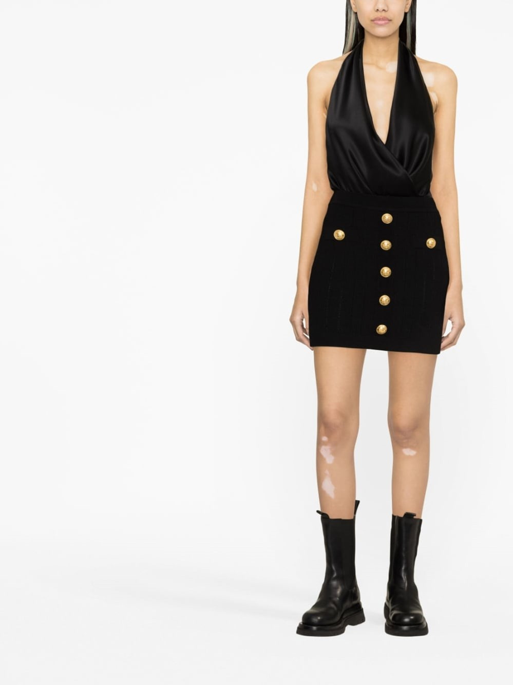 Punto Milano knit skirt - 3