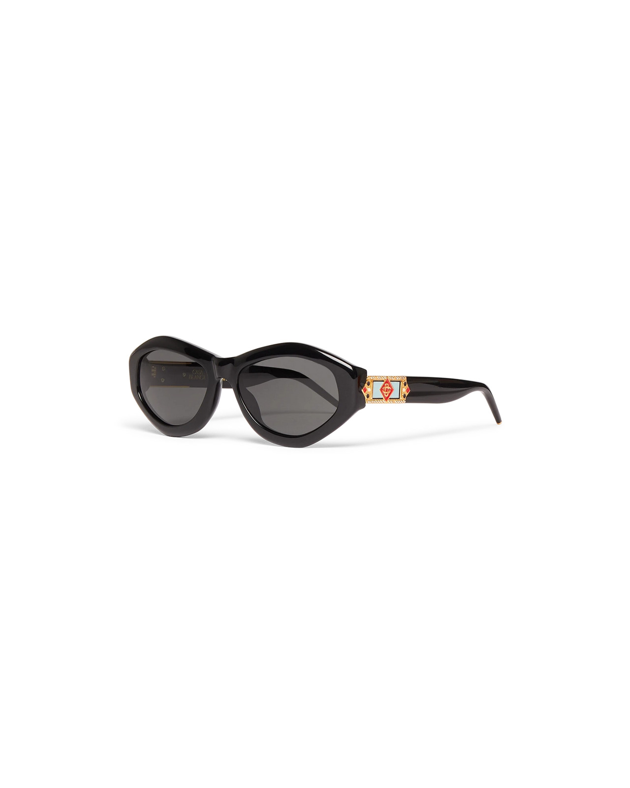 Black The Classic Metope Sunglasses | Casablanca Paris - 1