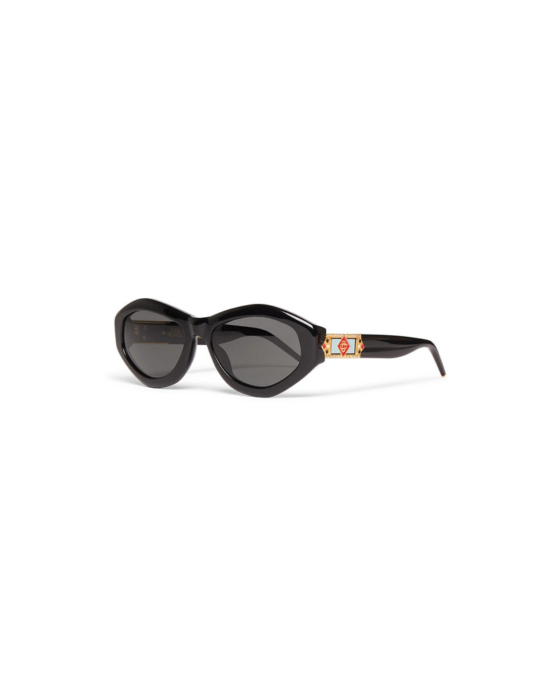 Black The Classic Metope Sunglasses | Casablanca Paris 1