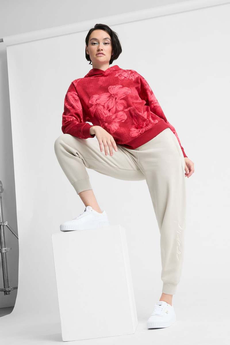 ESS+ Floral AOP Women's Hoodie 5