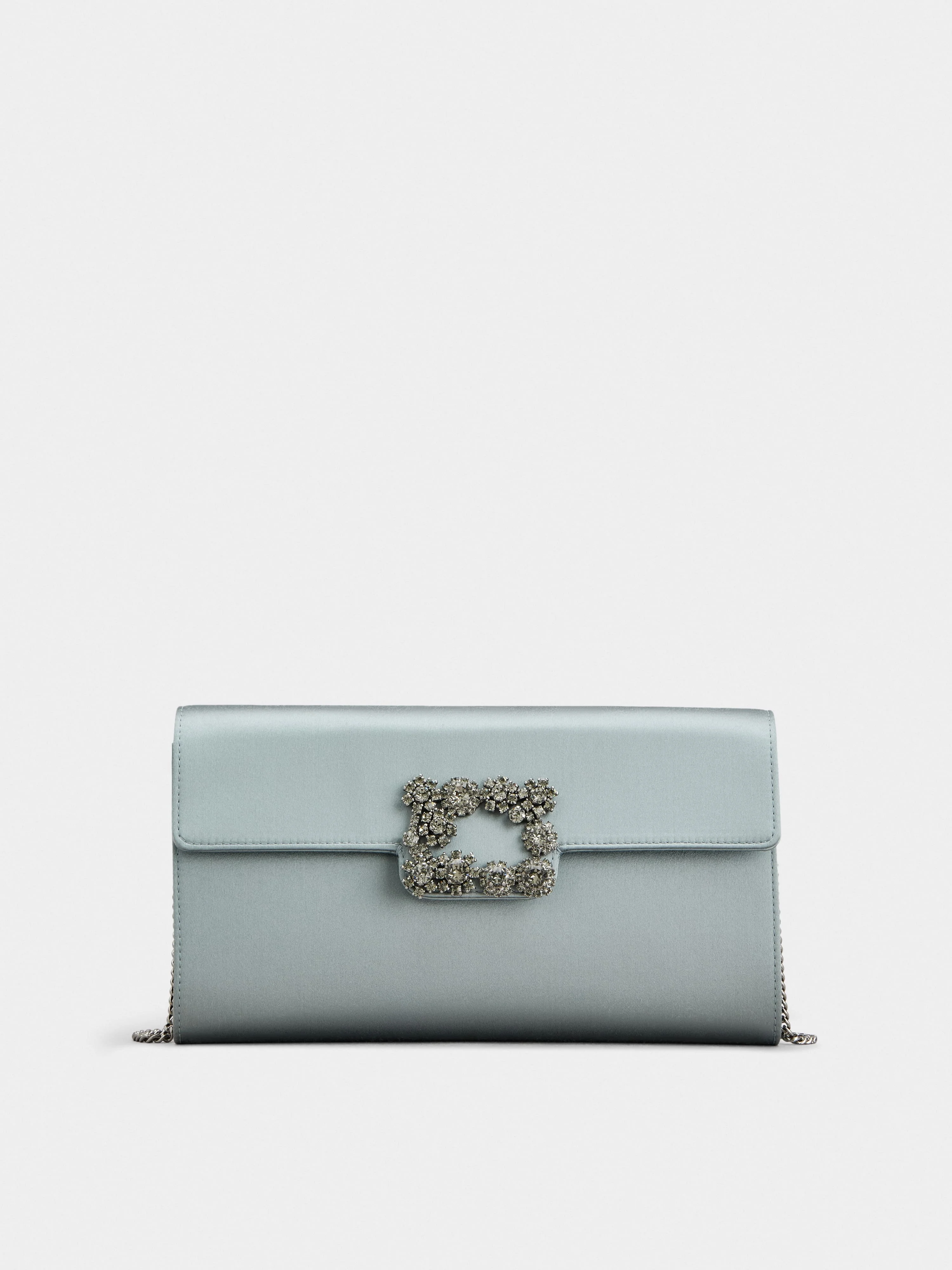 Efflorescence Clutch in satin - 1