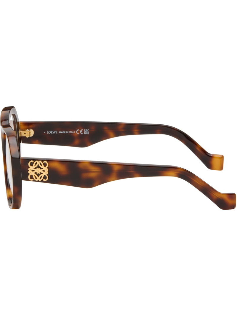 Brown Anagram Geometric Glasses 3