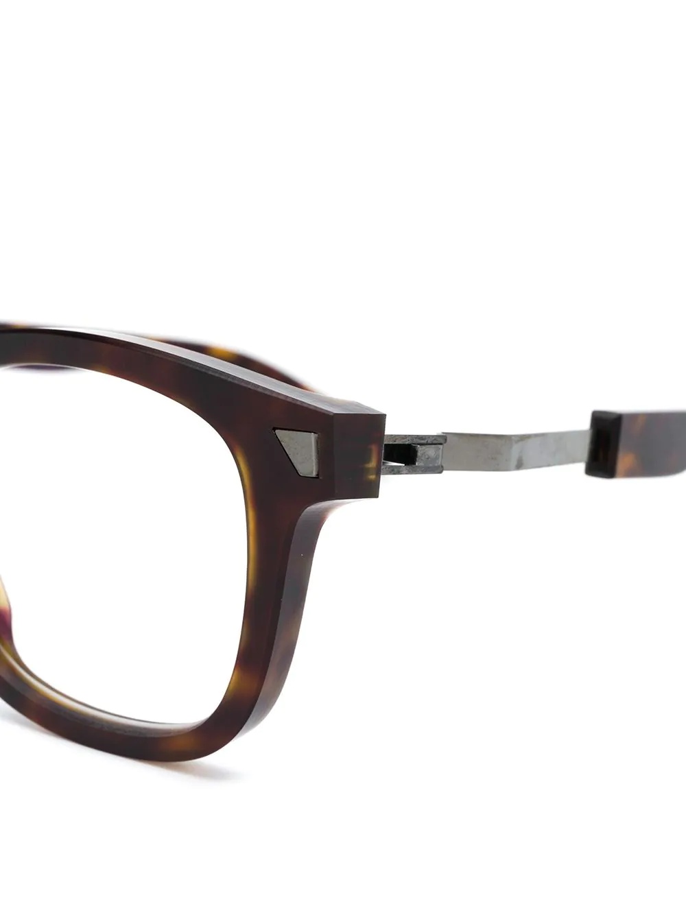 tortoiseshell square glasses - 3