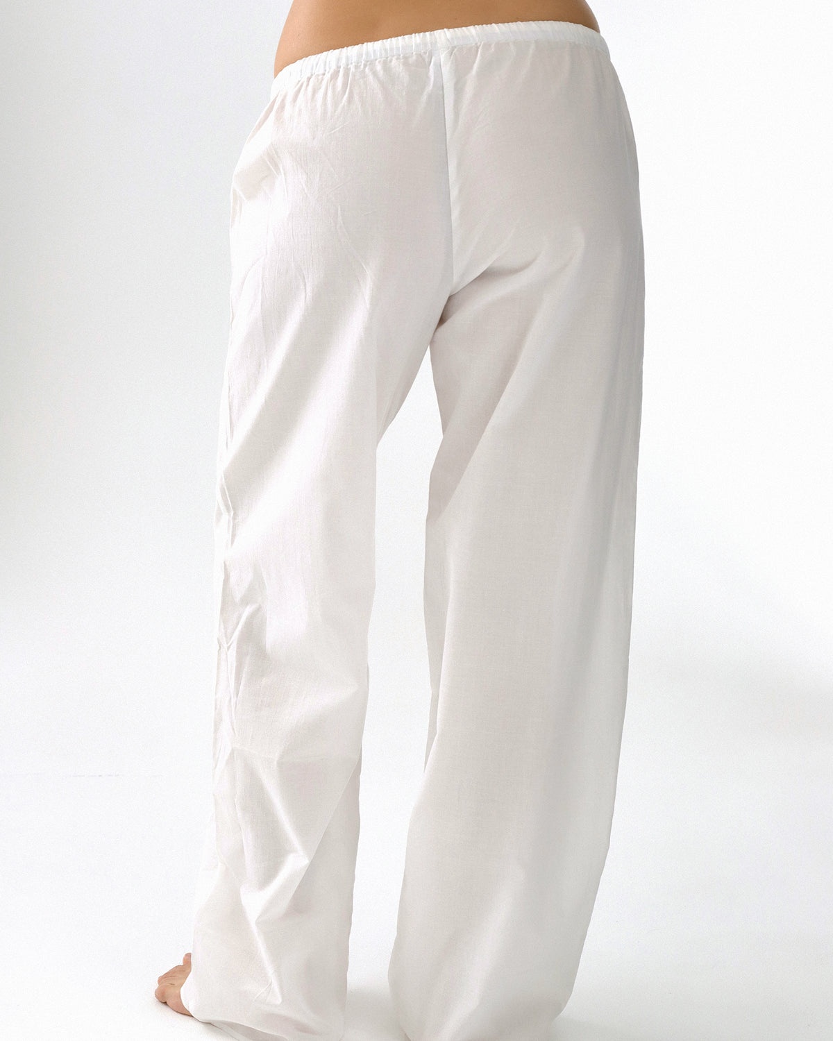 The Pant: Cotton Voile White - 5