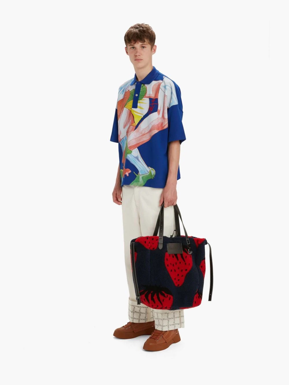 OVERSIZED PRINTED POLO SHIRT - 3