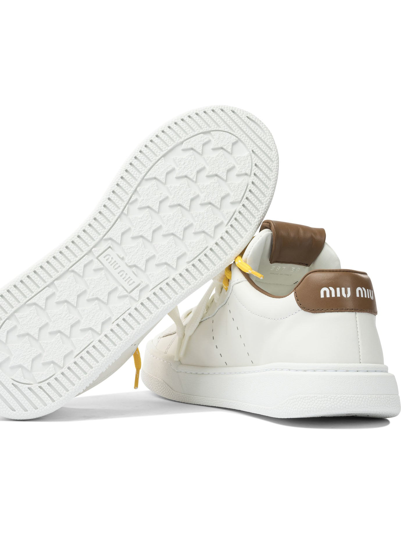 Miu Miu Leather Sneakers - 5