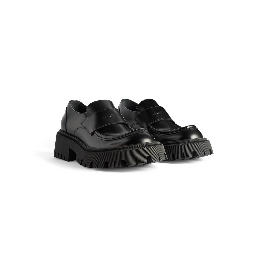 Men's Tractor Loafer  in Black - 2