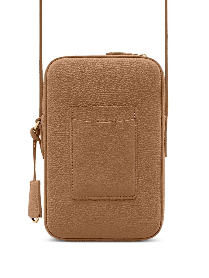 Leather Zip Phone Pouch 3