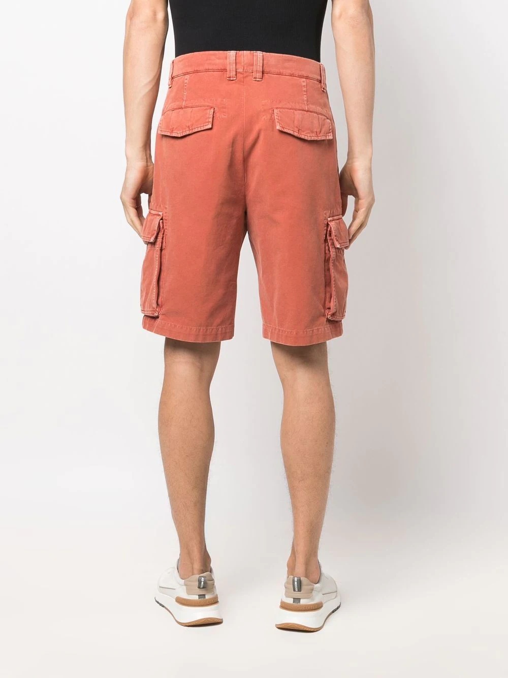 knee-length cargo shorts - 4