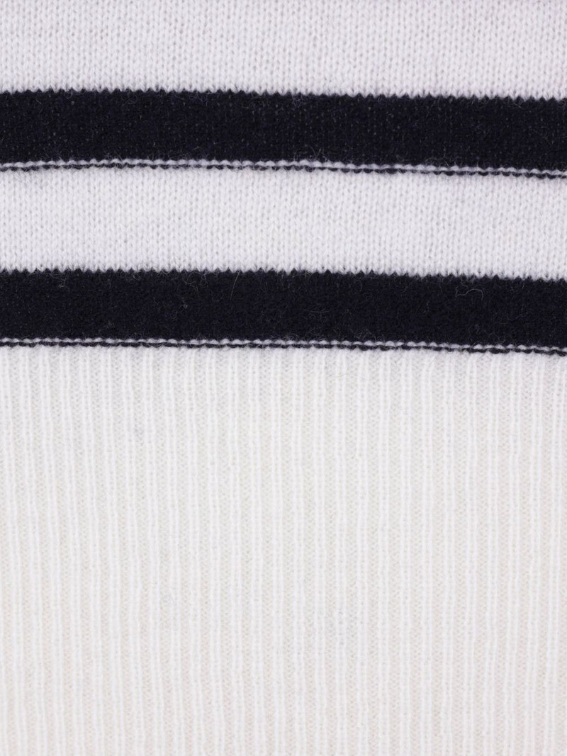 striped button-detail short-sleeve T-shirt 4