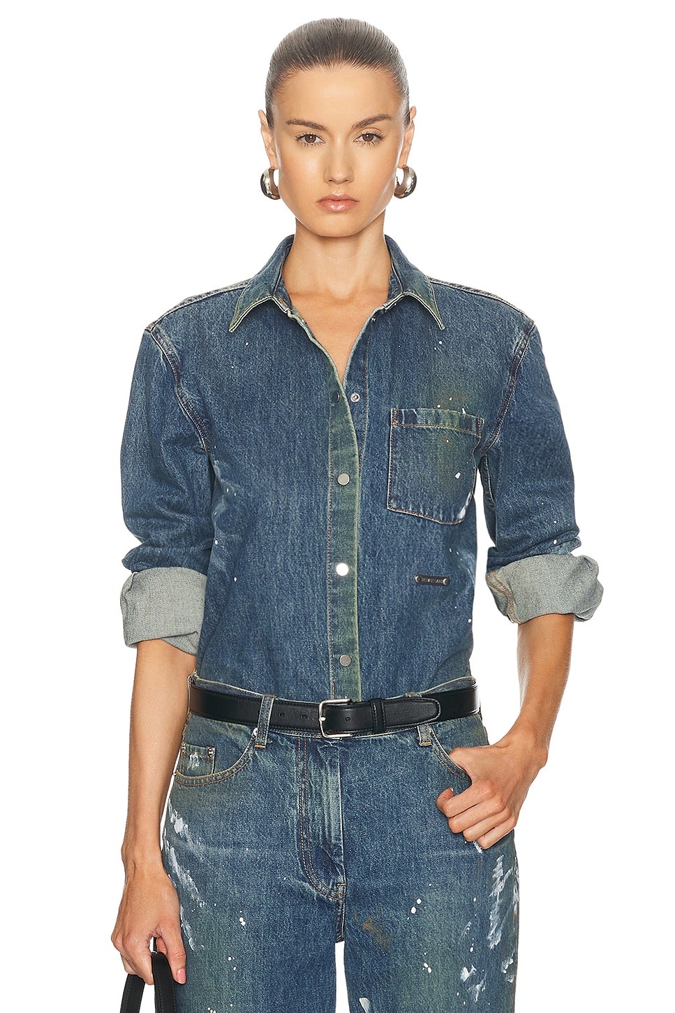 Denim Shacket - 1