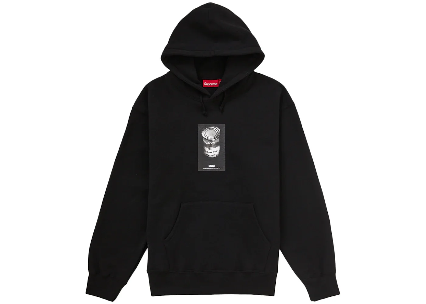 Supreme Soup Can Hooded 스웨터 '블랙 이름 * - 1