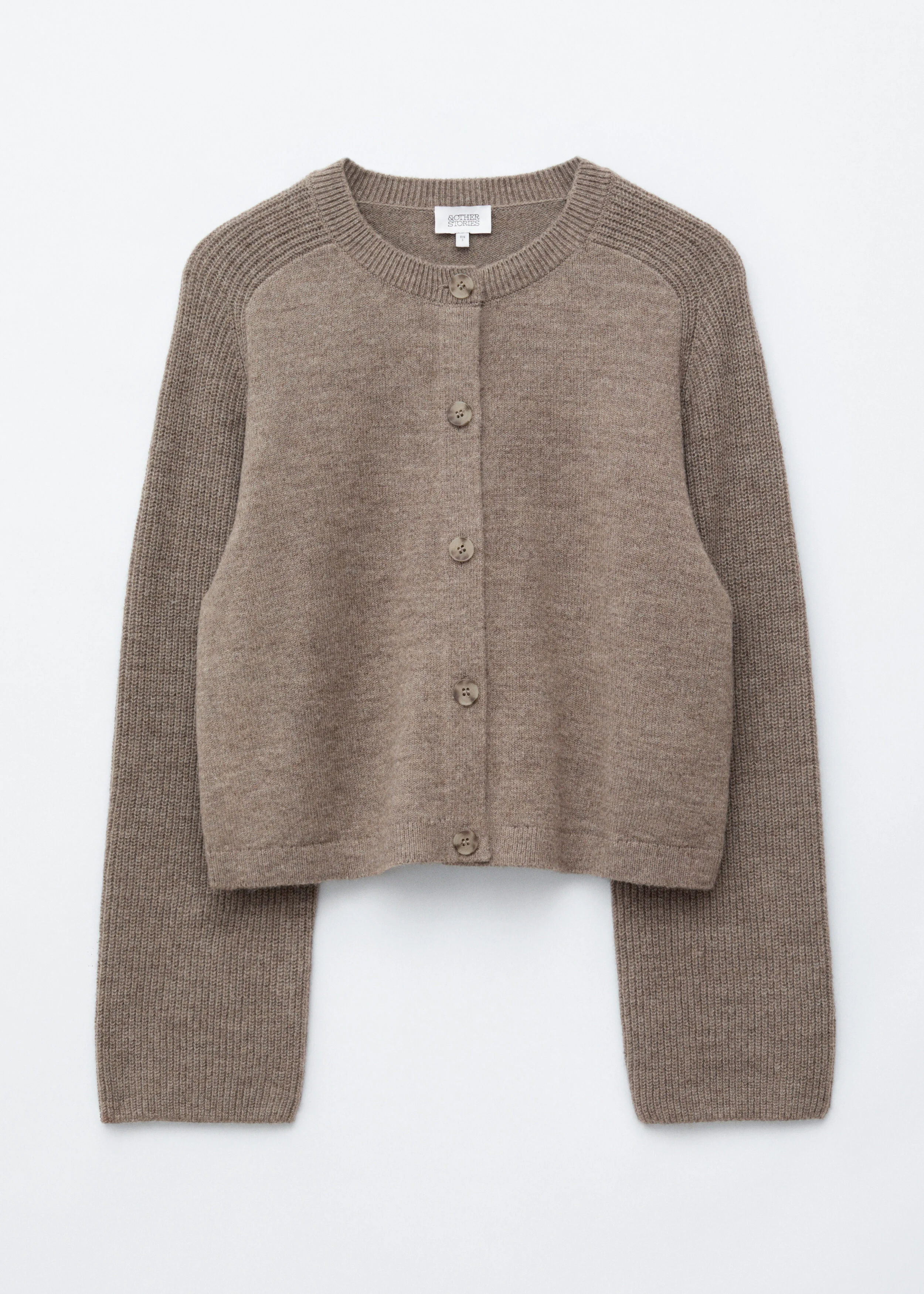 Relaxed Wool-Cotton Cardigan - 1