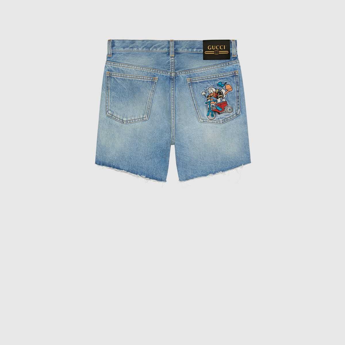 Disney x Gucci Donald Duck eco denim shorts - 6