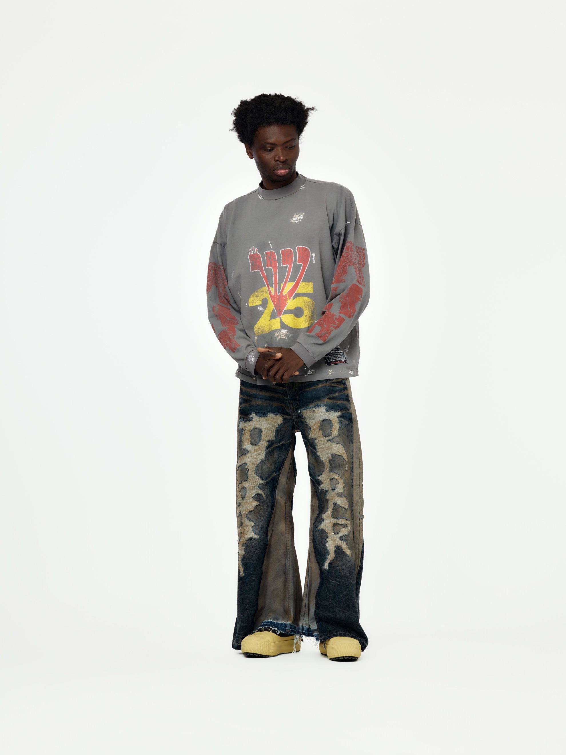 LOVE STUFF LS TEE (GREY) - 5