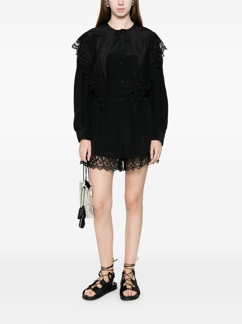 Simone Rocha lace-trim shirt outlook