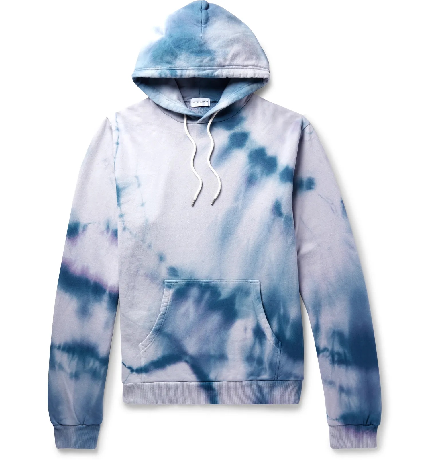 Beach Tie-Dyed Loopback Cotton-Jersey Hoodie - 1