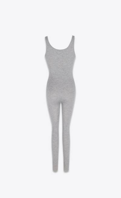 SAINT LAURENT sleeveless jumpsuit in cashmere, wool and silk outlook