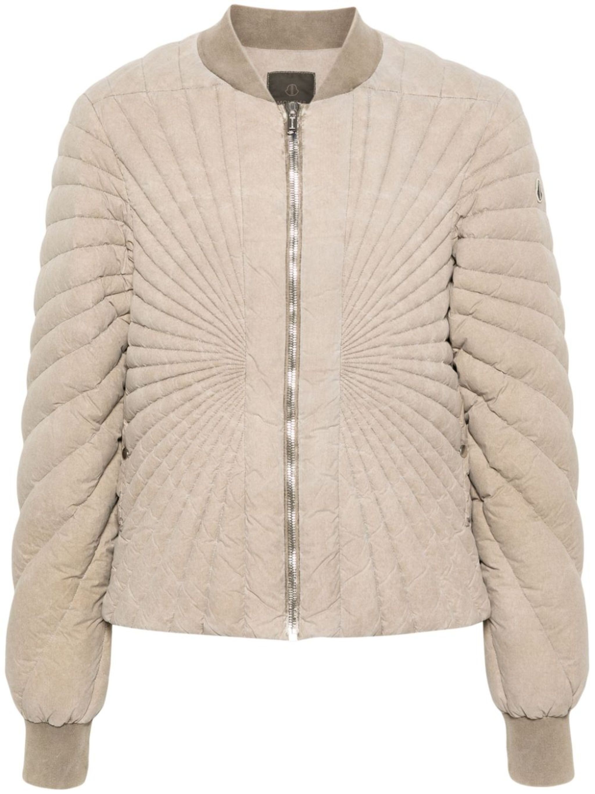 x Rick Owens Radiance Flight quilted bomber jacket - 1