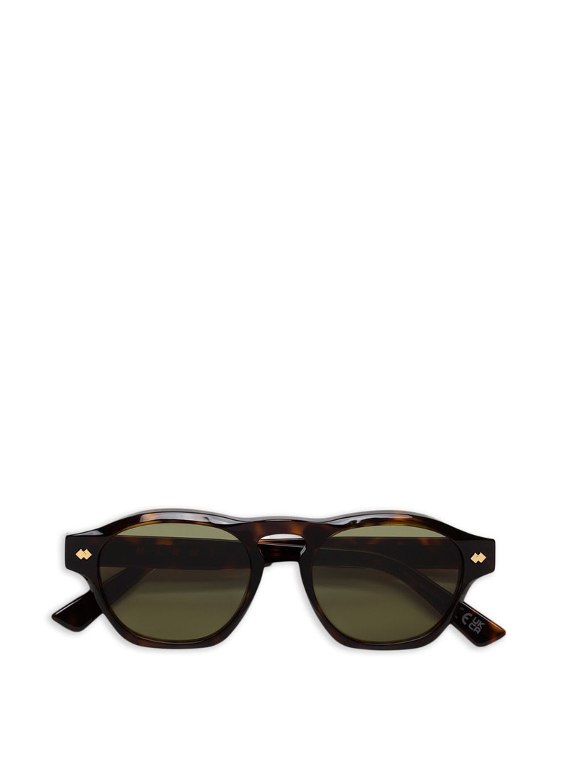 x Retrosuperfuture Yunari brown sunglasses 1