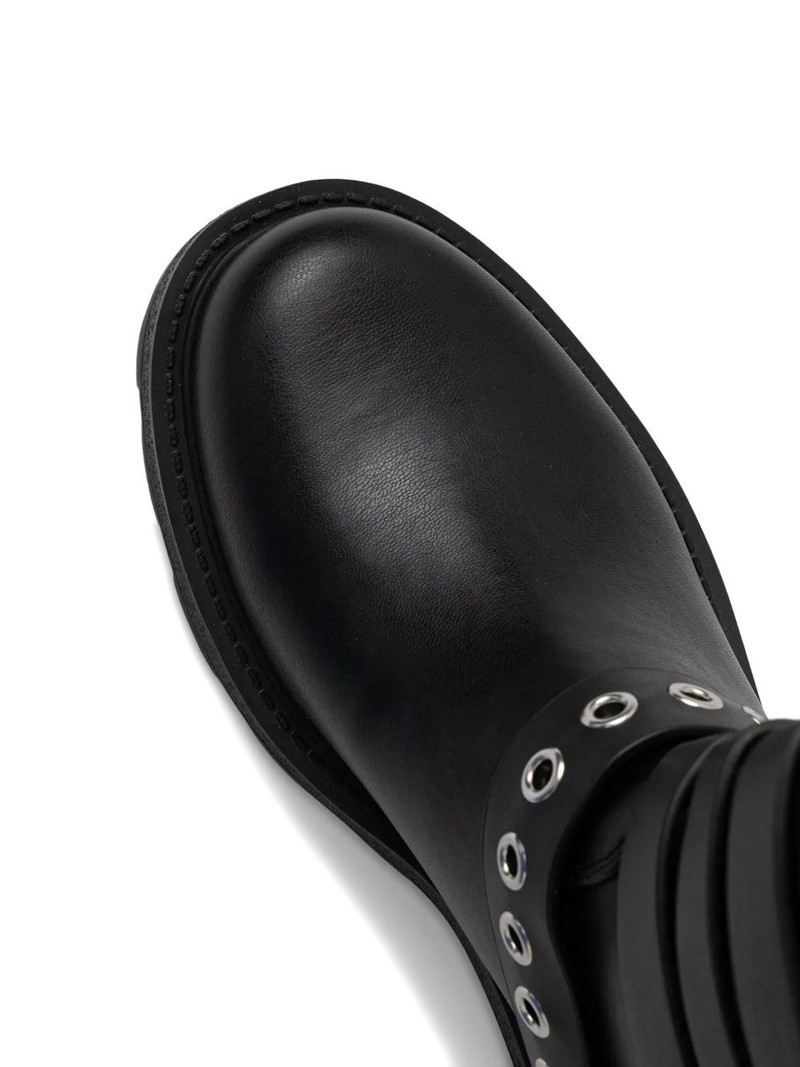 buckle-strap boots 5