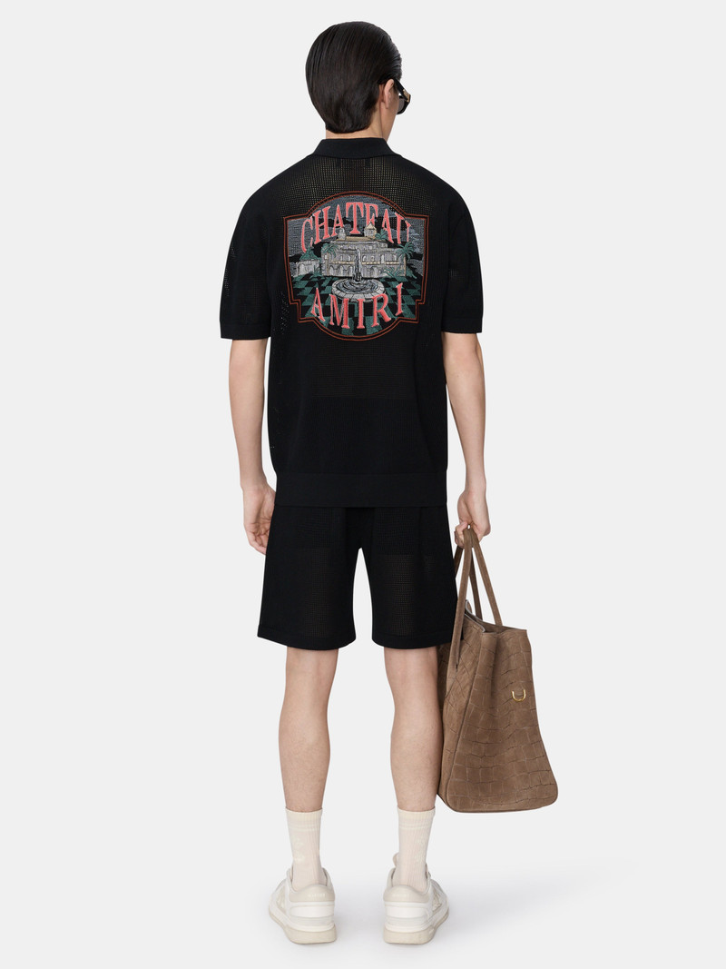 CHATEAU AMIRI CROCHET SHORT 4