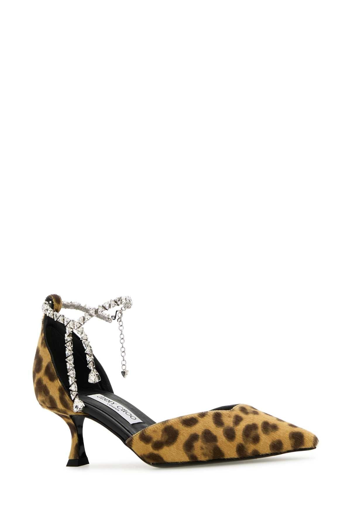 Jimmy Choo Women Printed Calf Hair Stevie 50 Pumps - 2