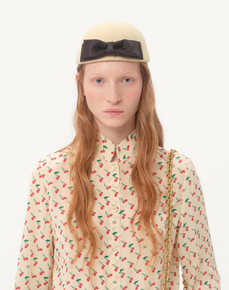 CREPE DE CHINE SHIRT WITH CHERRYFIC PRINT 4