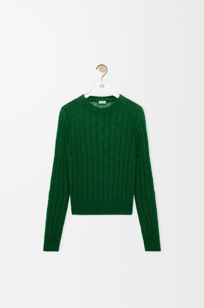 Sweater in mohair and wool blend - 1