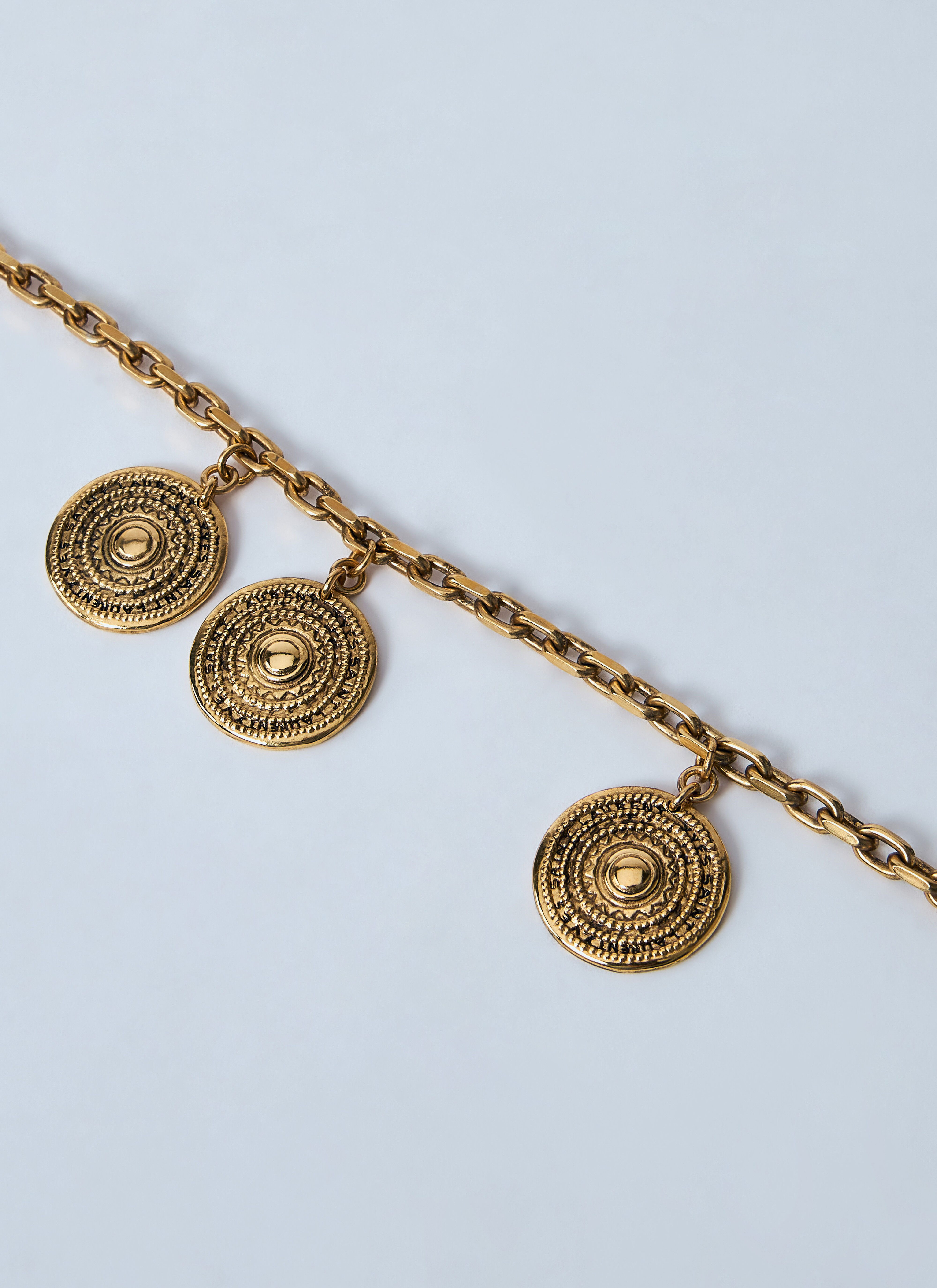 Metal Charm Necklace - 3