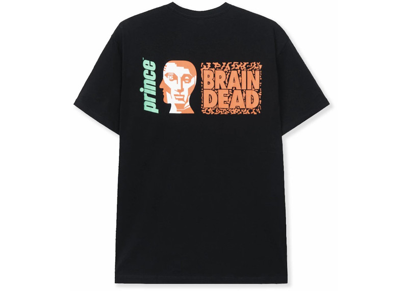 BRAIN DEAD Brain Dead x Prince Ace Face T-Shirt Black outlook